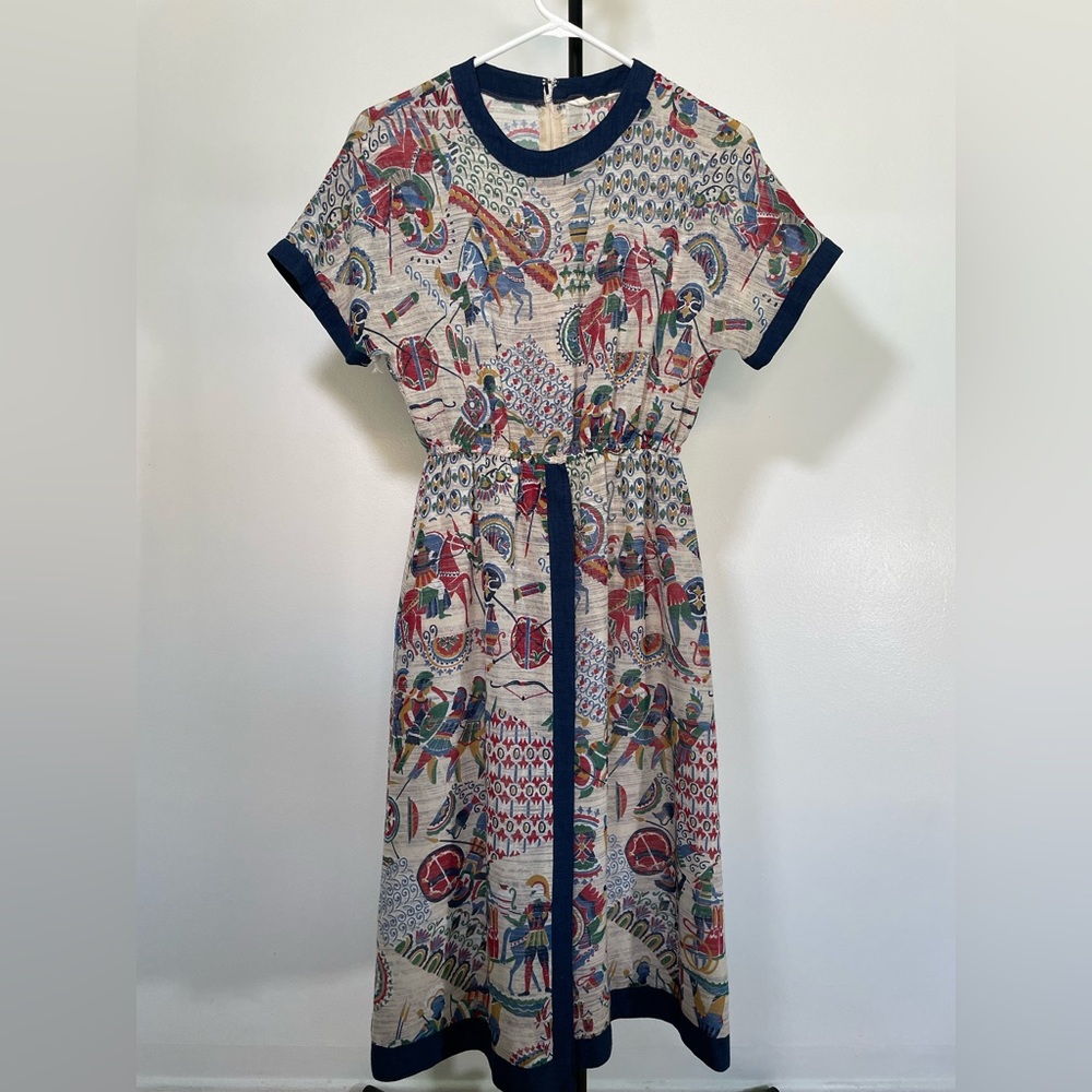 EUC Unique Printed Dress